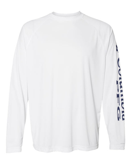 Columbia Men's PFG Terminal Tackle™ Long Sleeve T-Shirt. 212472 - White/ Nightshade