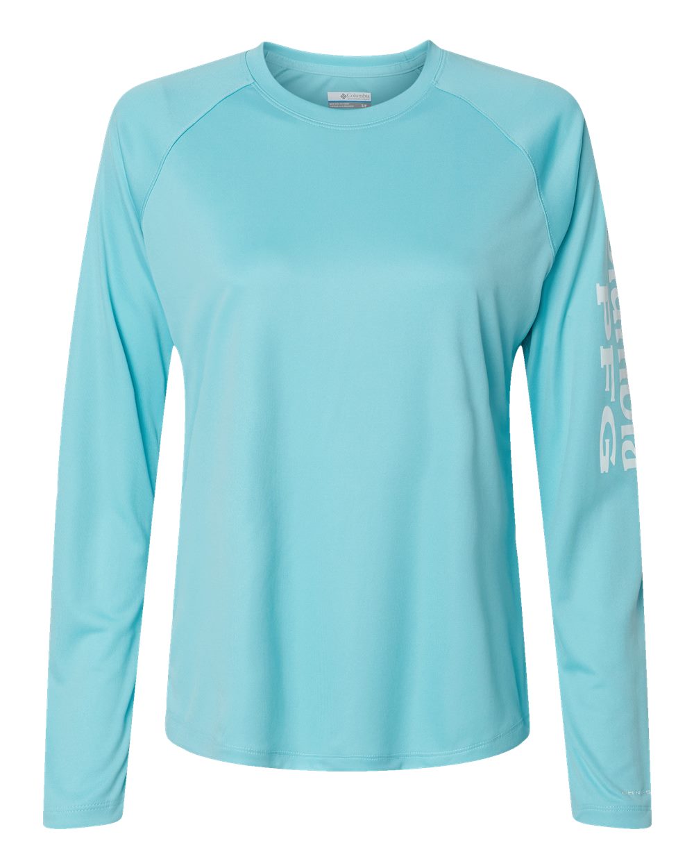 Columbia Women's PFG Tidal Tee™ II Long Sleeve. 212485 - Clear Blue/ White