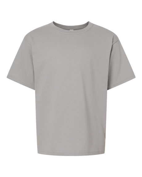 M&O Youth Gold Soft Touch T-Shirt. 4850 - Gravel