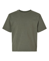 M&O Youth Gold Soft Touch T-Shirt. 4850 - Military Green