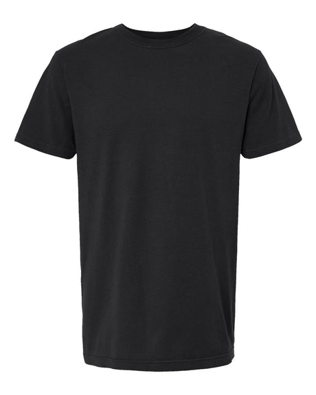 M&O Unisex Vintage Garment-Dyed T-Shirt. 6500M - Black