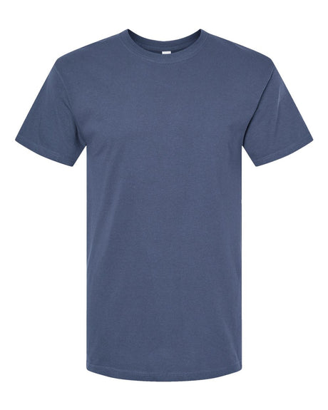 M&O Men's Gold Soft Touch T-Shirt. 4800 - Indigo Blue