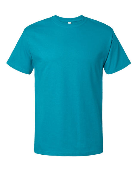 M&O Men's Gold Soft Touch T-Shirt. 4800 - Tropical Blue