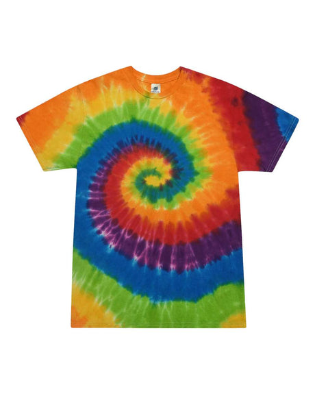 Colortone Unisex Multi-Color Tie-Dyed T-Shirt. 1000 - Prism