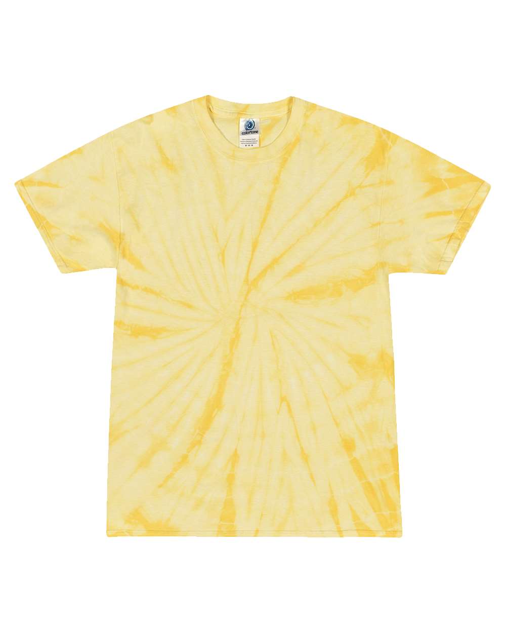 Colortone Unisex Multi-Color Tie-Dyed T-Shirt. 1000 - Spider Dandelion