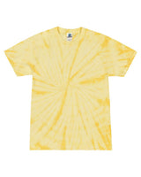 Colortone Unisex Multi-Color Tie-Dyed T-Shirt. 1000 - Spider Dandelion