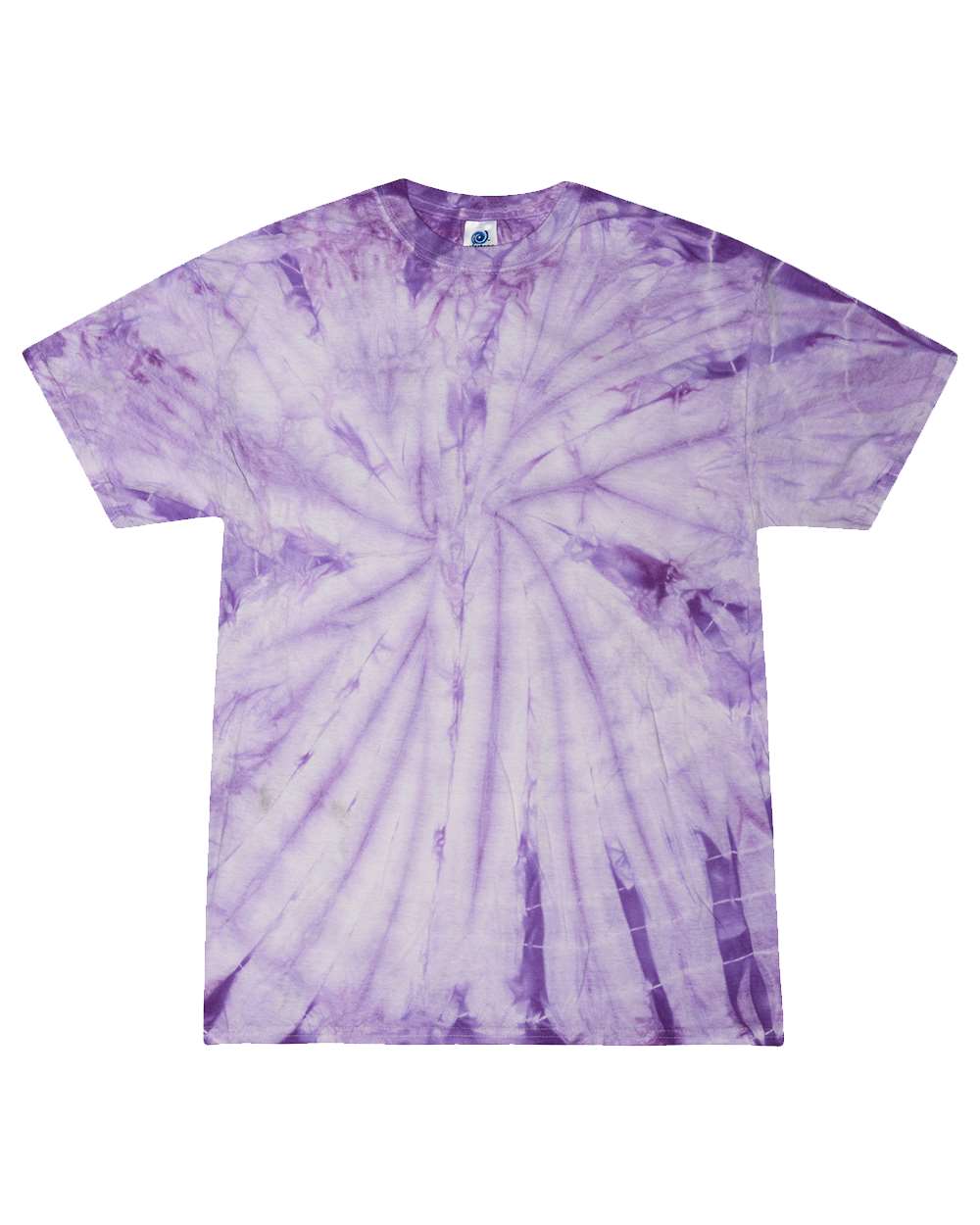 Colortone Unisex Multi-Color Tie-Dyed T-Shirt. 1000 - Spider Lavender