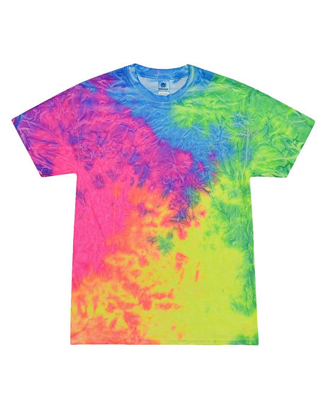 Colortone Unisex Multi-Color Tie-Dyed T-Shirt. 1000 - Quest
