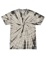 Colortone Unisex Multi-Color Tie-Dyed T-Shirt. 1000 - Spider Grey