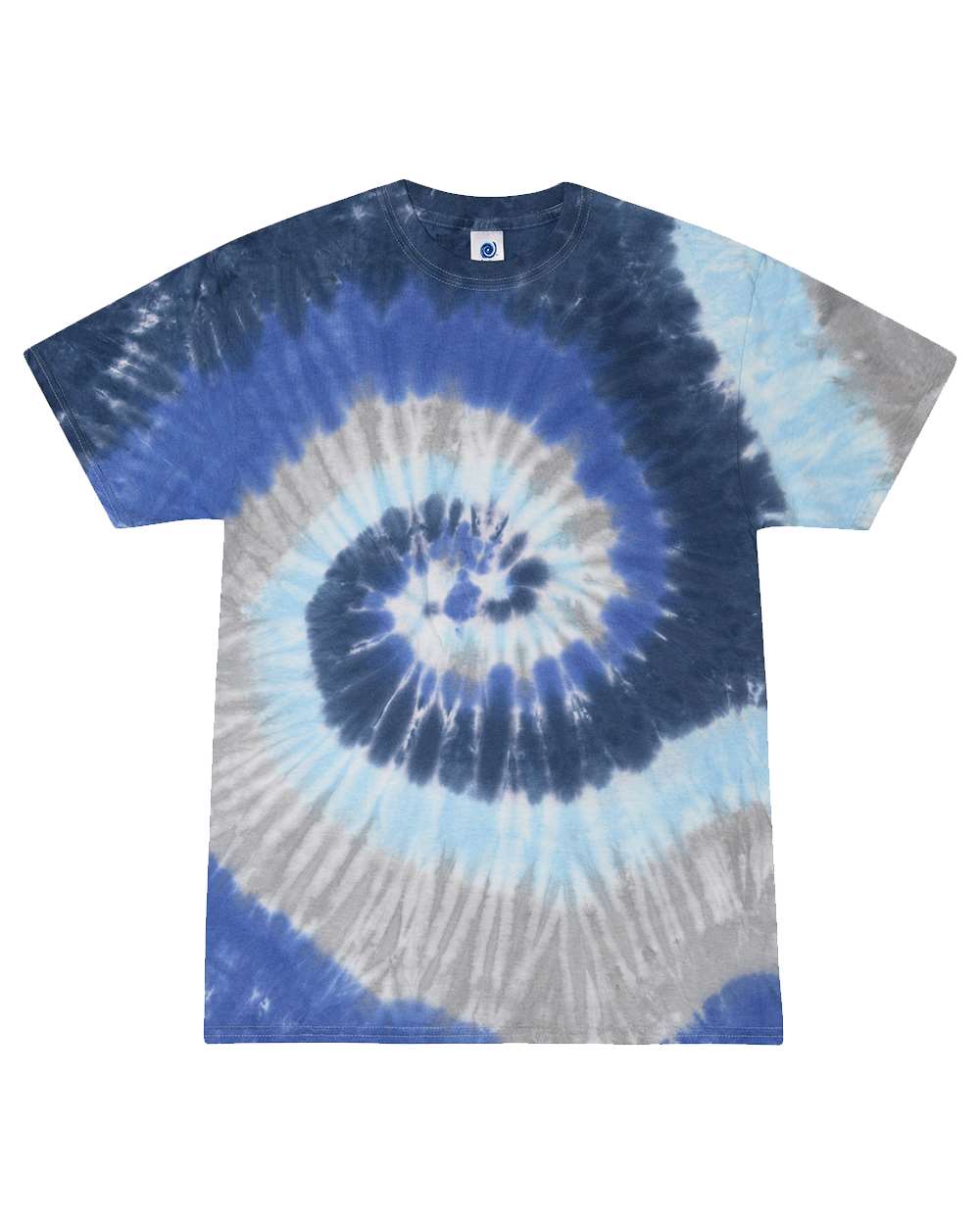 Colortone Unisex Multi-Color Tie-Dyed T-Shirt. 1000 - Moonbeam