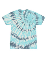 Colortone Unisex Multi-Color Tie-Dyed T-Shirt. 1000 - Coral Reef