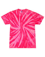 Colortone Unisex Multi-Color Tie-Dyed T-Shirt. 1000 - Neon Bubblegum
