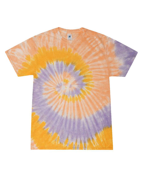 Colortone Youth Multi-Color Tie-Dyed T-Shirt. 1000Y - Sunflower