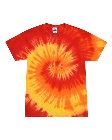 Colortone Youth Multi-Color Tie-Dyed T-Shirt. 1000Y - Blaze