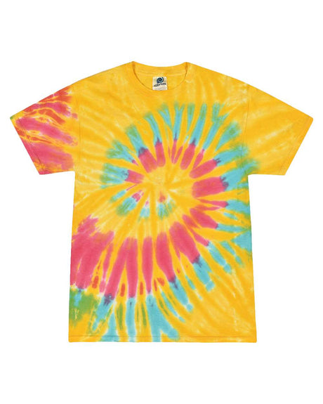 Colortone Youth Multi-Color Tie-Dyed T-Shirt. 1000Y - Aurora