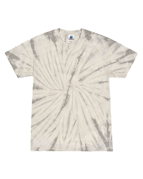 Colortone Youth Multi-Color Tie-Dyed T-Shirt. 1000Y - Spider Silver