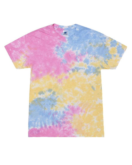 Colortone Youth Multi-Color Tie-Dyed T-Shirt. 1000Y - Sherbet