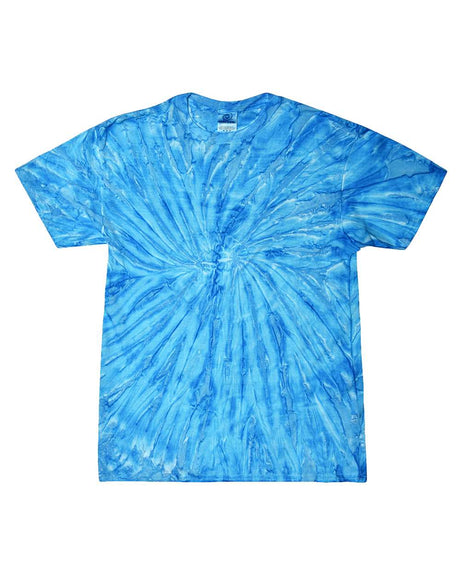 Colortone Youth Multi-Color Tie-Dyed T-Shirt. 1000Y - Neon Blueberry