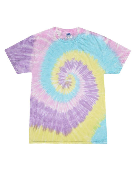 Colortone Youth Multi-Color Tie-Dyed T-Shirt. 1000Y - Jellybean