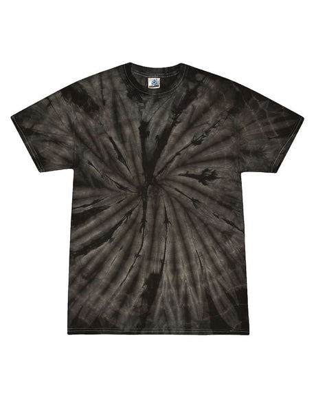 Colortone Youth Multi-Color Tie-Dyed T-Shirt. 1000Y - Spider Black