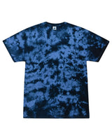 Colortone Unisex Crystal Wash T-Shirt. 1390 - Crystal Columbia/ Navy