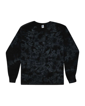 Colortone Unisex Crystal Wash Long Sleeve T-Shirt. 2390 - Crystal Black