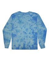 Colortone Unisex Crystal Wash Long Sleeve T-Shirt. 2390 - Crystal Carolina Blue