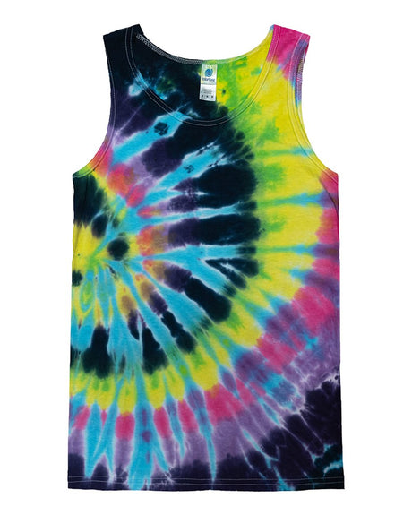 Colortone Unisex Tie-Dyed Tank Top. 3500 - Flashback