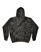 Colortone Youth Tie-Dyed Hooded Sweatshirt. 8777Y - Spider Black
