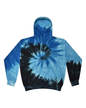 Colortone Youth Tie-Dyed Hooded Sweatshirt. 8777Y - Blue Ocean