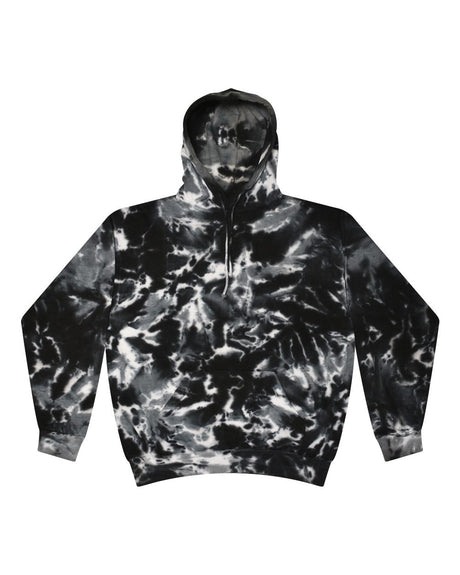 Colortone Youth Tie-Dyed Hooded Sweatshirt. 8777Y - Multi Black