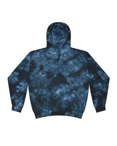 Colortone Unisex Crystal Wash Hooded Sweatshirt. 8790 - Crystal Navy