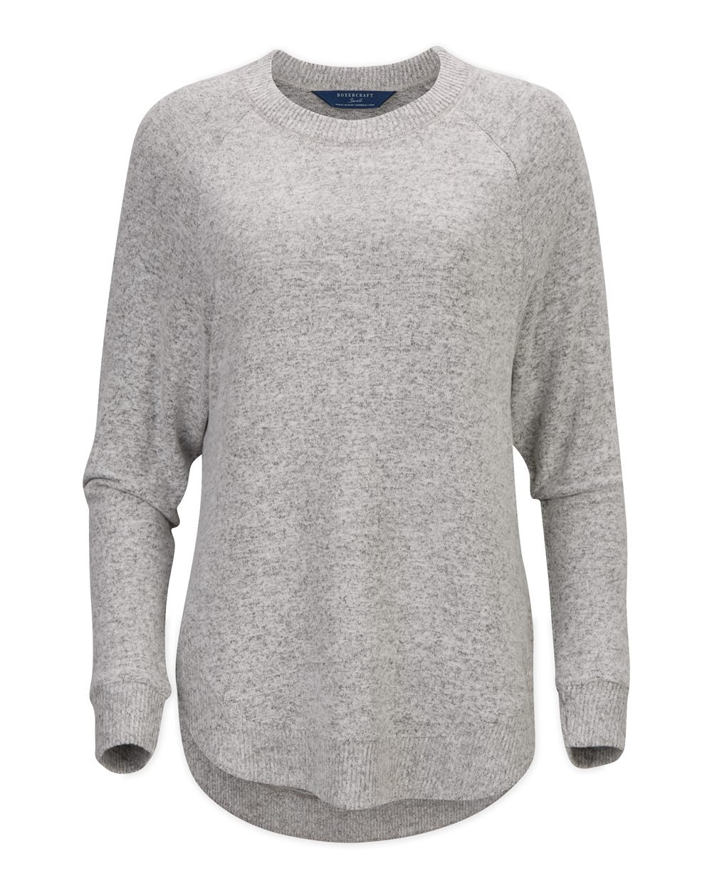 Boxercraft Women's Cuddle Oversize Pullover Sweater. BW1102 - Oxford Heather