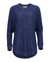 Boxercraft Women's Cuddle Oversize Pullover Sweater. BW1102 - Navy Heather