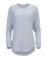 Boxercraft Women's Cuddle Oversize Pullover Sweater. BW1102 - Sky Blue Heather