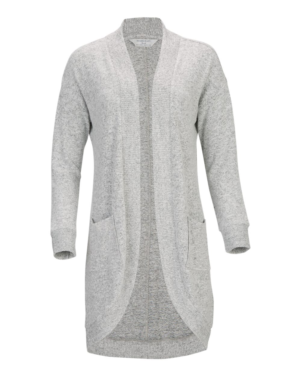 Boxercraft Women's Cuddle Cardigan. BW1103 - Oxford Heather
