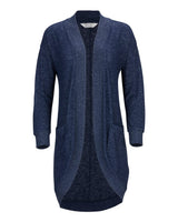 Boxercraft Women's Cuddle Cardigan. BW1103 - Navy Heather