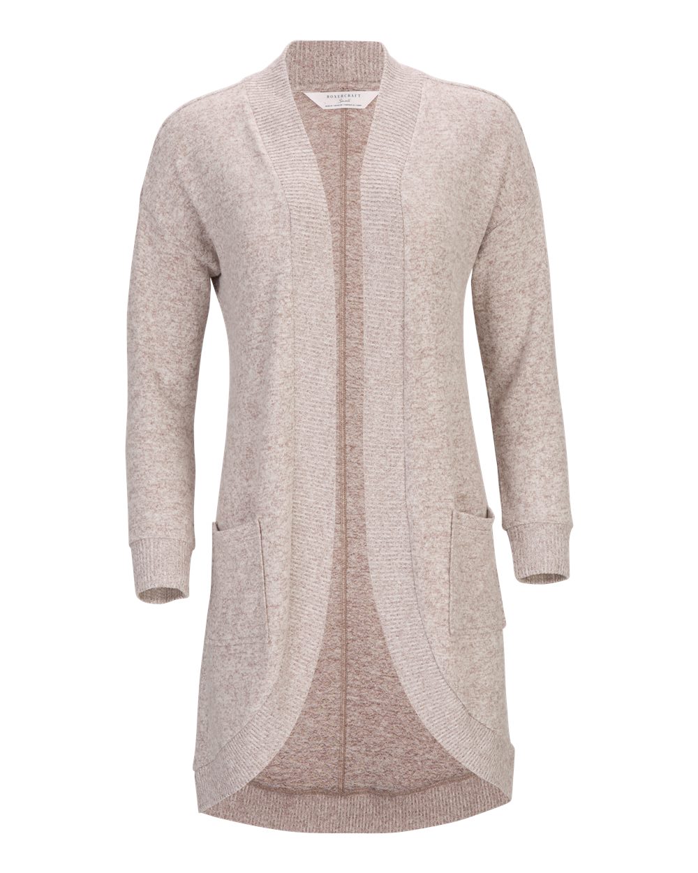 Boxercraft Women's Cuddle Cardigan. BW1103 - Espresso Heather