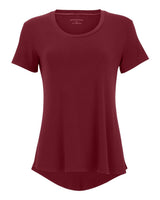 Boxercraft Women's Bamboo Scoop Neck T-Shirt. BW2105 - Mantra Red