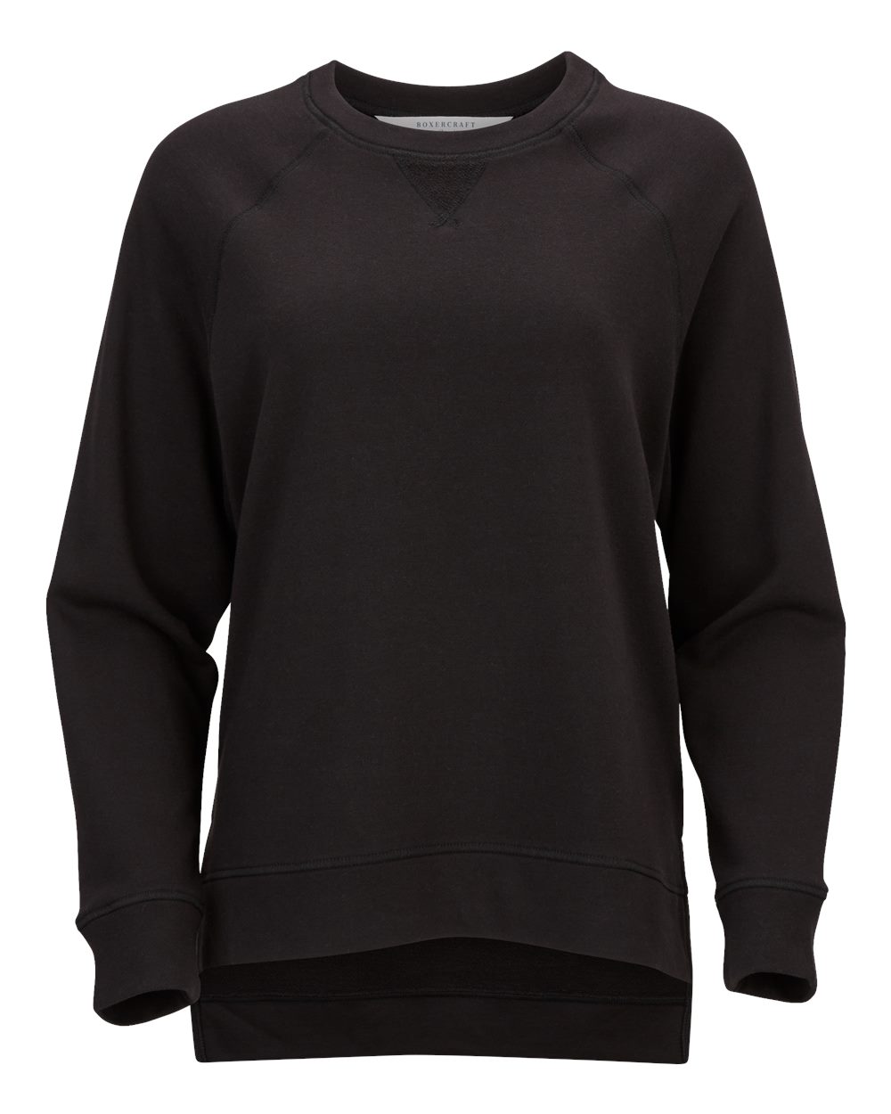 Boxercraft Women's Harlow French Terry Crewneck Sweatshirt. BW3101 - Charcoal Heather