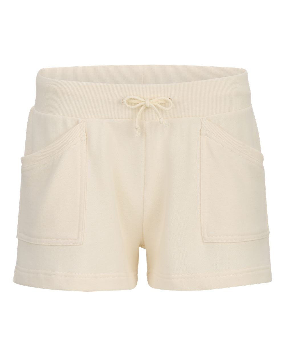 Boxercraft Women's French Terry Safari Shorts. BW6503 - Natural
