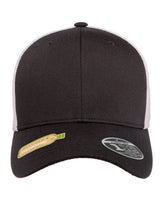 Flexfit 110® Recycled Mesh Cap. 110R - Black/ White