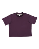 LAT Women's Boxy Tee. 3518 - Plum