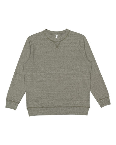 LAT Unisex Vintage Wash Crewneck Sweatshirt. 6935 - Weathered Military Green