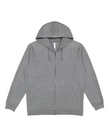 LAT Unisex Full-Zip Hoodie Sweatshirt. 6927 - Granite Heather