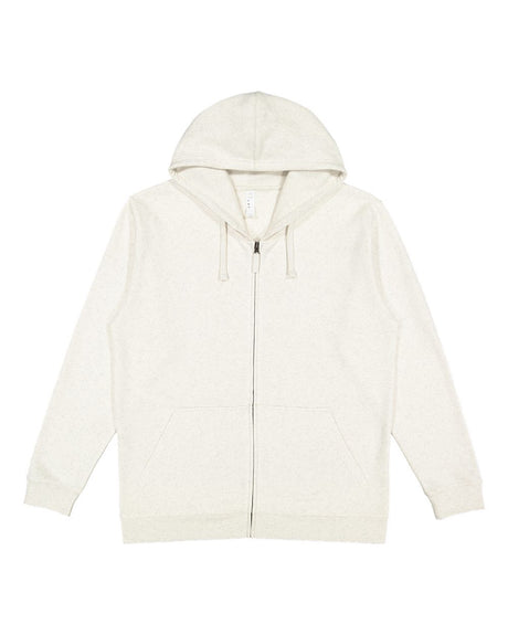 LAT Unisex Full-Zip Hoodie Sweatshirt. 6927 - Natural Heather