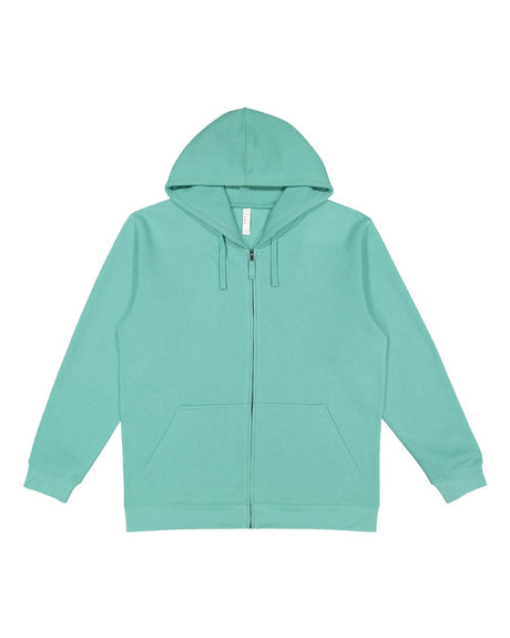 LAT Unisex Full-Zip Hoodie Sweatshirt. 6927 - Saltwater