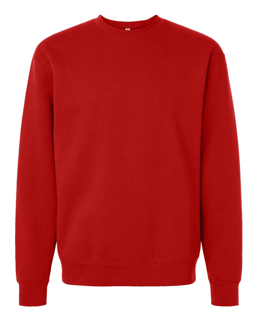 Independent Trading Co. Unisex Heavyweight Crewneck Sweatshirt. IND3000 - Red