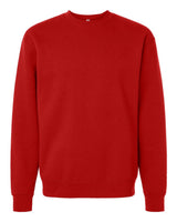 Independent Trading Co. Unisex Heavyweight Crewneck Sweatshirt. IND3000 - Red