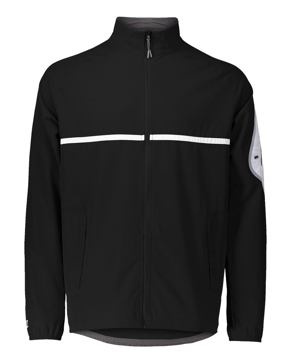 Holloway Unisex Weld Jacket. 229543 - Black/ White